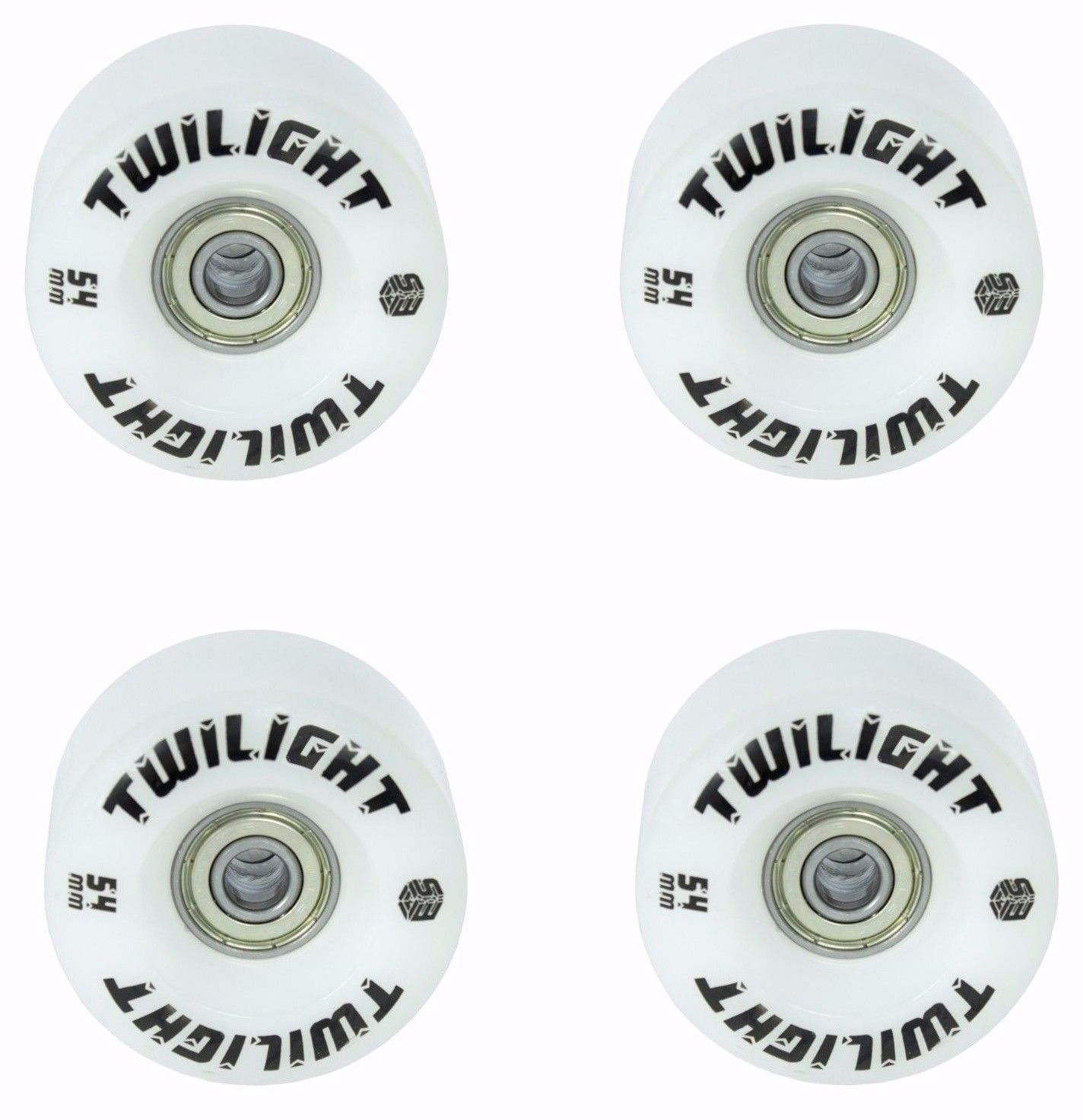 Epic Red Twilight LED Light Up Roller Skate Wheels 4 Pack